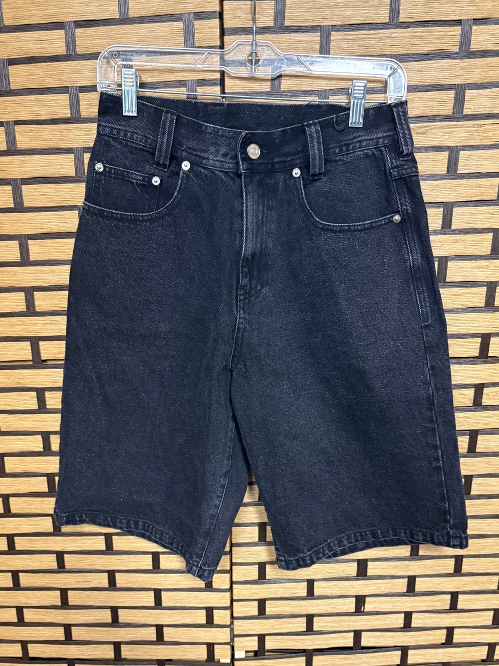 Nakedvice Maxwell black baggy Jean shorts size XS